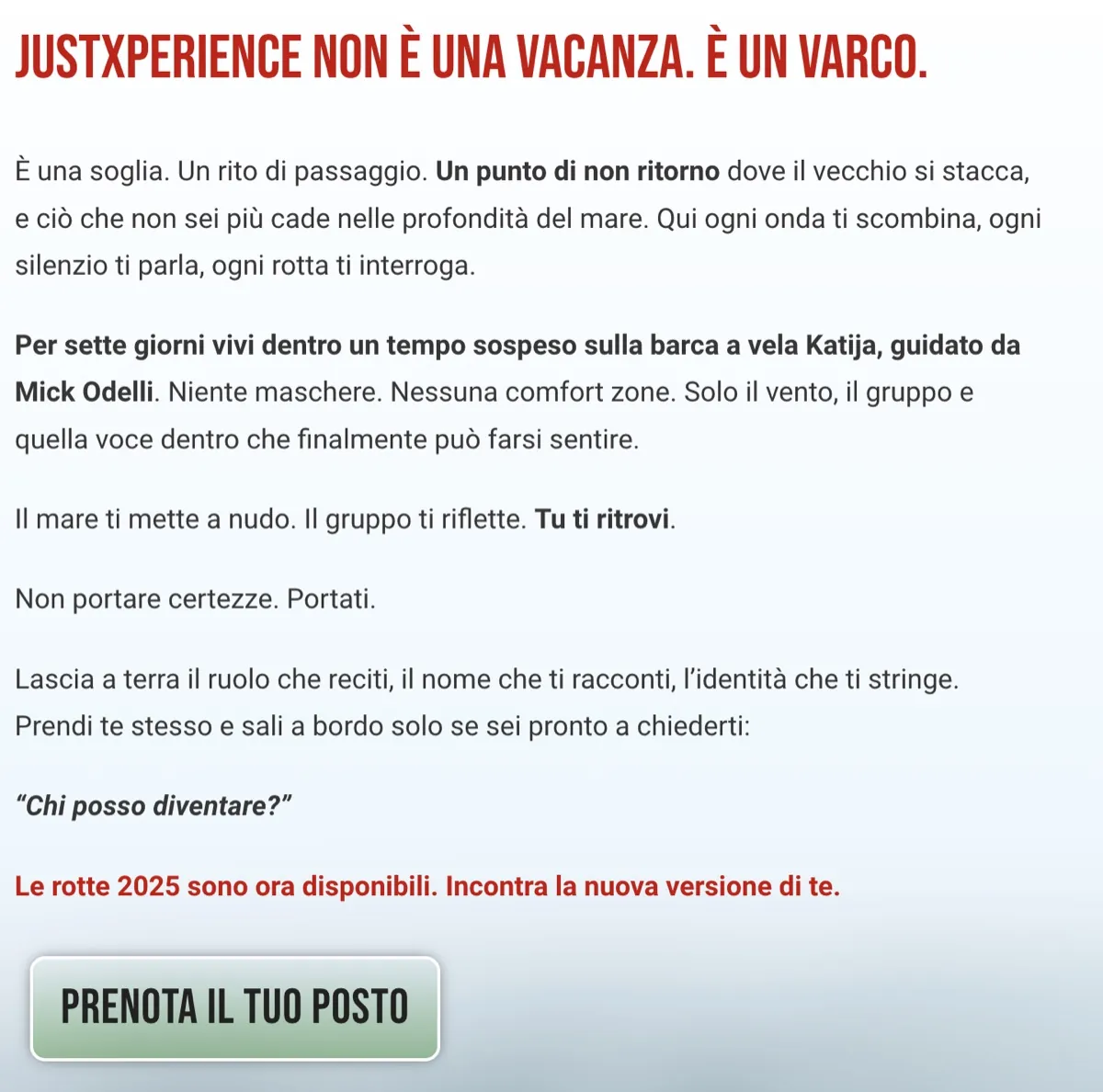 Sito JustXperience